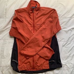 Burnt Orange Patagonia Windbreaker